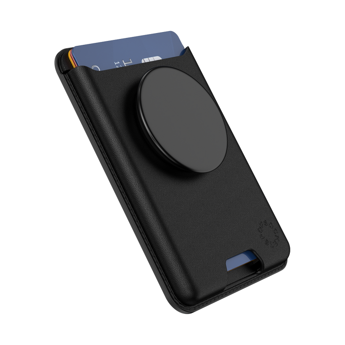 Black Softgoods PopWallet+ for MagSafe, PopSockets