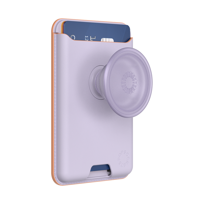 Pale Lavender Softgoods PopWallet+ for MagSafe, PopSockets