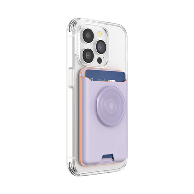 Pale Lavender Softgoods PopWallet+ for MagSafe