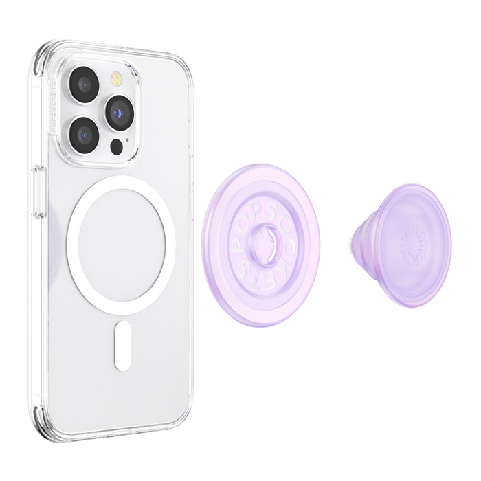 Opalescent Clear PopGrip for MagSafe, PopSockets