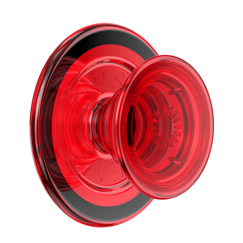 Translucent Danger Red PopGrip for MagSafe