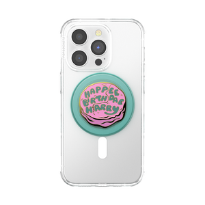 ด้ามจับเคลือบอีนาเมล Happee Birthdae Harry สำหรับ MagSafe, PopSockets