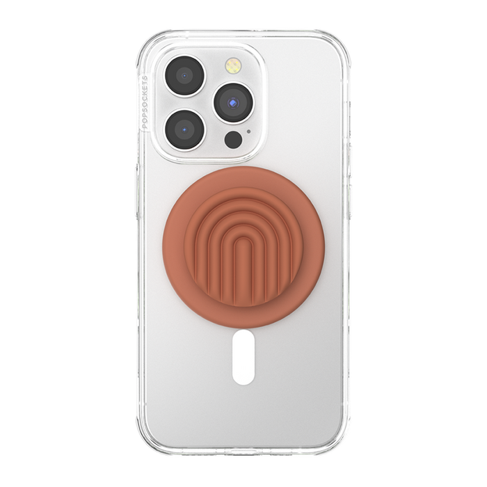 Terracotta Curves PopGrip for MagSafe, PopSockets