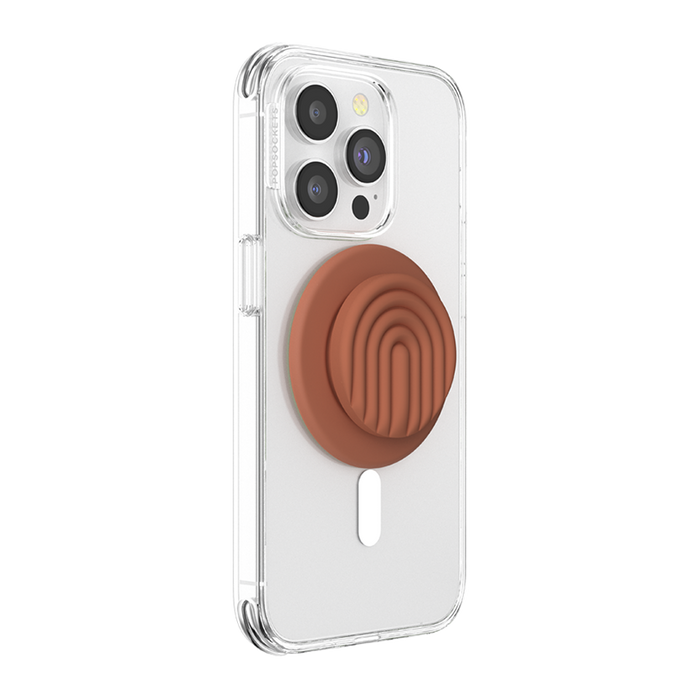 Terracotta Curves PopGrip for MagSafe, PopSockets