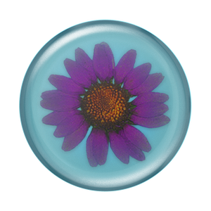 Purple Daisy Pressed Flower PopGrip, PopSockets