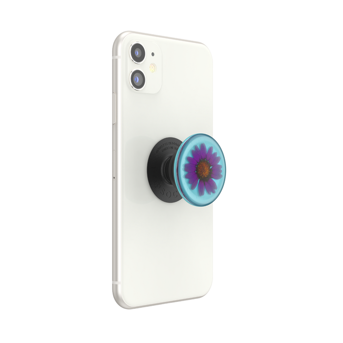 ป๊อปกริปดอกไม้อัดดอกเดซี่สีม่วง , PopSockets